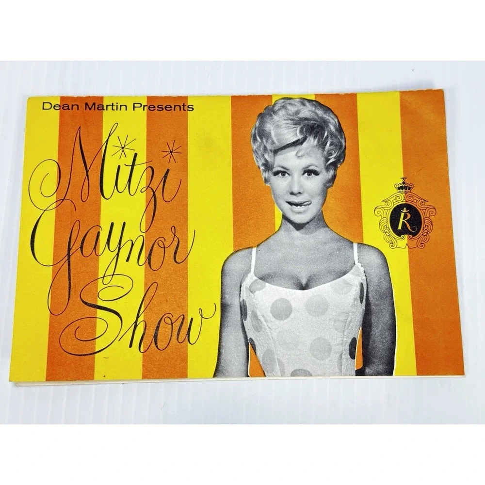VTG DEAN‎ MARTIN PRESENTS MITZI GAYNOR SHOW RIVIERA LAS VEGAS SOUVENIR PROGRAM